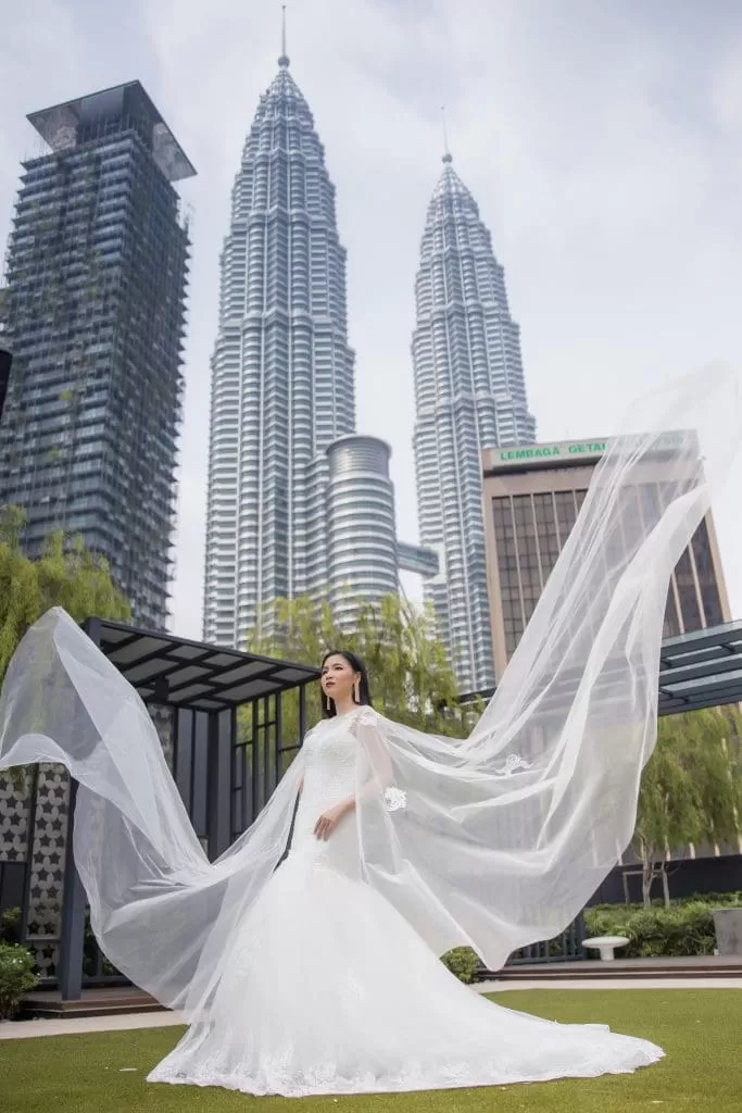 Colony's iconic rooftop garden for our wedding venue KL