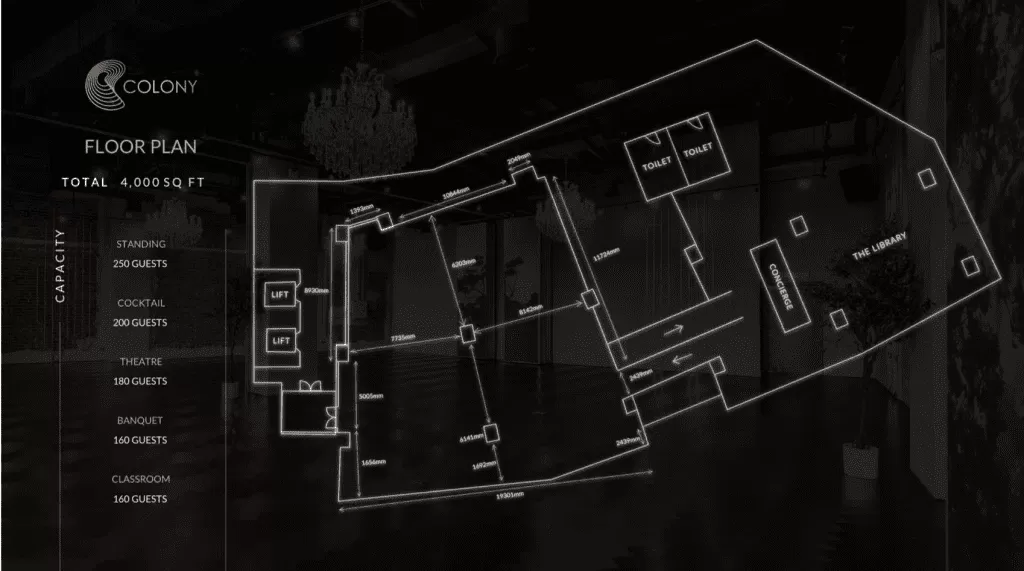 Wedding Venue KL Floor Plan