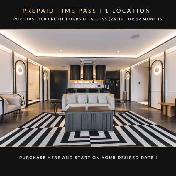 Find Prepaid Time Pass | 1 Location for 100 Hours | 12-Month Validity