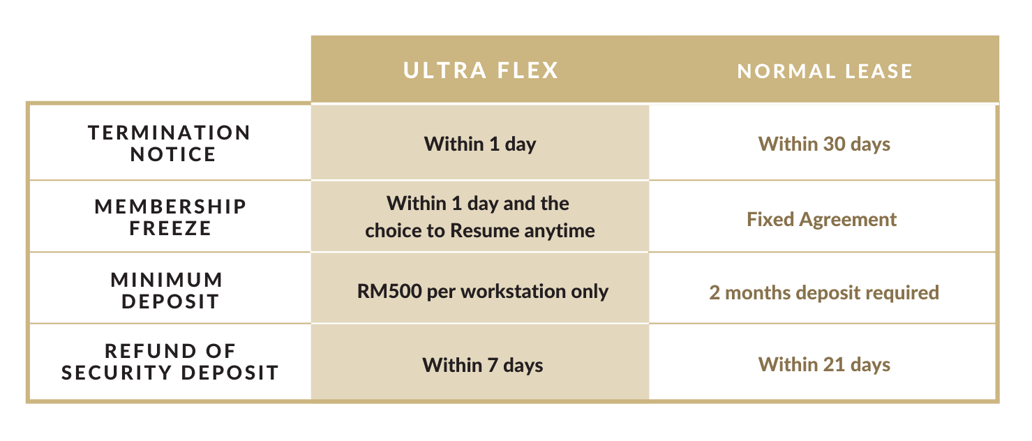 Ultra Flex x Normal Lease