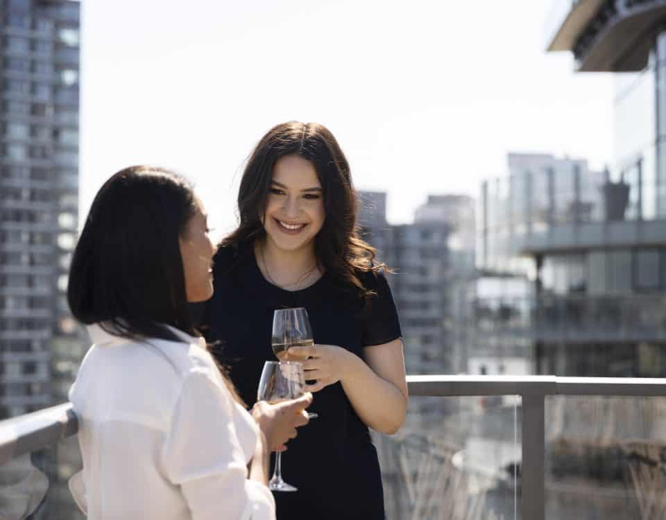 colleagues-chatting-rooftop